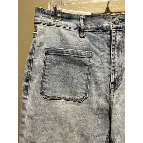 Kensie Jeans Women’s 8/29 High Rise Light Blue Relaxed Straight 25” Inseam - Picture 2 of 9